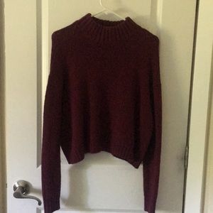 Mock neck sweater